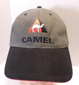 Sombrero trasero vintage camel cigarrillos bordado gancho y bucle correa - Imagen 1 de 9