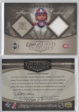 2005-06 Upper Deck Artifacts Treasured Swatches Pewter /10 Jose Theodore #TS-JO