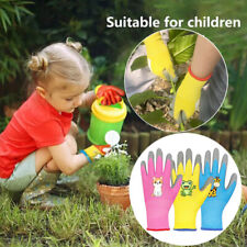 4 Size Kids Children Protective Gloves Durable Waterproof Garden Gloves Planting