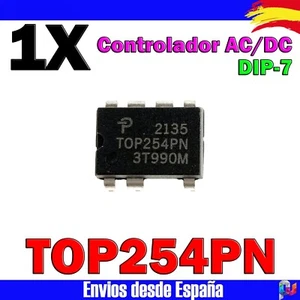 1x TOP254PN TOP 254PN Controlador AC/DC DIP-7 - Imagen 1 de 1