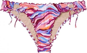 Bikini fondo arricciacapelli paralume e cravatta a gamba alta extra sfacciato 83976432 XL - Foto 1 di 9
