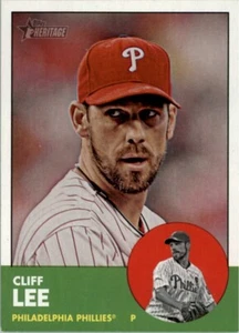 Topps Heritage #56a 2012 Cliff Lee Philadelphia Filis *+* - Imagen 1 de 2