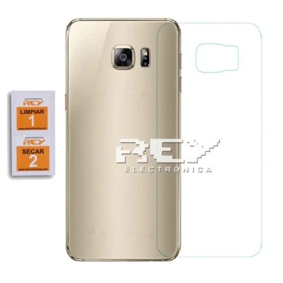 Protector TRASERO para SAMSUNG GALAXY S6 Cristal Templado Toallitas p105 vr - Imagen 1 de 4