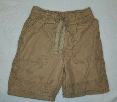 Boy's Circo Elastic Adjustable Khaki Beige Shorts Size XS (4/5) 100% Cotton - Image 1 of 3