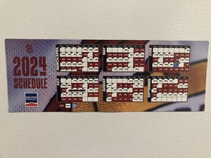 St. Louis Cardinals Magnet Schedule Calendar 2024 Season Busch Stadium SGA New - Picture 1 of 3