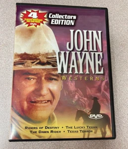 John Wayne Westerns Collectors Edition 4 Classic Movies New DVD sealed 2003 - Imagen 1 de 2