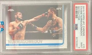 2019 Topps UFC cromato Khabib Nurmagomedov #25 rifrattore PSA 9 nuovo di zecca Conor - Foto 1 di 3
