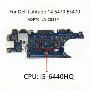 Pour carte mère Dell Latitude 14 5470 E5470 LA-C831P i5 i7 processeur CN-0476JC 0792TG - Photo 1/2