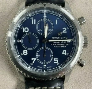 Breitling Navitimer 8 Chronograph A13314101C1X1 43mm Steel Auto Watch Sold As-Is - Picture 1 of 6