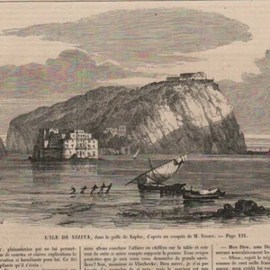 Italie - L'île de Nizita - Saint-Pétersbourg Servage - Gravure de presse 1861 - Picture 1 of 2