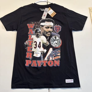 Neu mit Etikett Large Mitchell & Ness NFL Walter Payton Chicago Bears SS T-Shirt für Herren - Bild 1 von 8