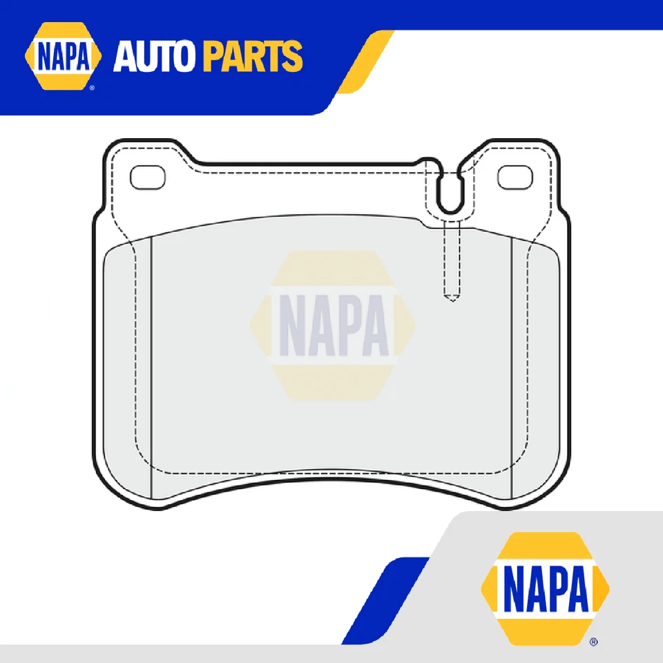 Brake Pads Set fits MERCEDES C240 S203, W203 2.6 Front 00 to 07 M112.912 NAPA - Изображение 1 из 4