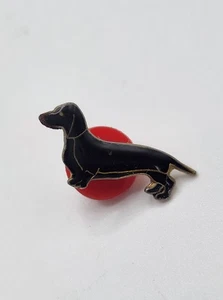 Dachshund Lapel Hat Pin Show Dog Tie Tack Weiner Hot Dog Pin - Picture 1 of 2