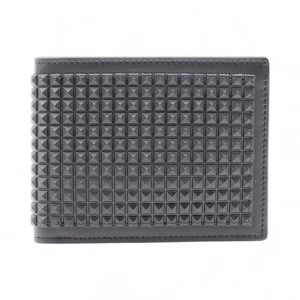 Giuseppe Zanotti Studded Leather Bifold Men's Wallet in Black - Picture 1 of 7