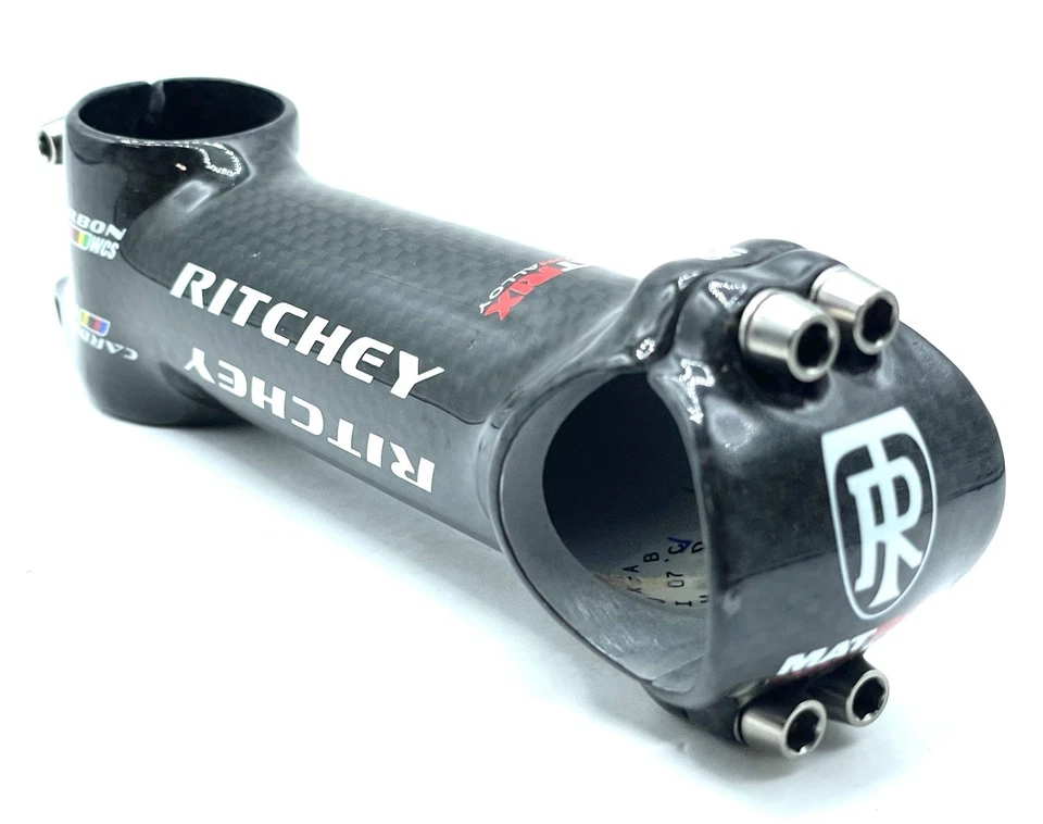 Ritchey WCS Carbon Fiber 4 Axis Alloy Matrix 120mm Road Bike Stem Titanium Bolts - Image 1 of 4
