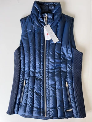 Colete acolchoado Calvin Klein Performance premium prata metálica feminino MÉDIO - Imagem 1 de 4