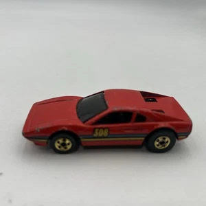 Hot Wheels Red Racebait 308 Turbo 1977 Toy Car Ferrari Hong Kong Stripes 1:64 - Picture 1 of 4