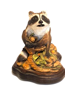 Vintage DON SCHRATH Original Hand-Carved RACCOON (about 5"X5"X4") excl cond - Picture 1 of 7