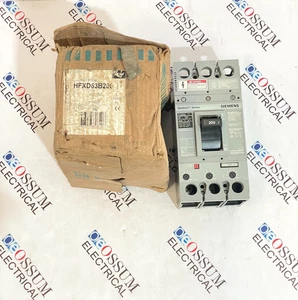 SIEMENS HFXD63B200 CIRCUIT BREAKER 200A 3POLE FAST SHIPPING LITTLE DAMAGE - Picture 1 of 9