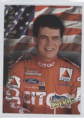 1996 Maxx Made in America Michael Waltrip #21 - Image 1 of 2