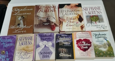 STEPHANIE LAURENS - Lot of 10 Historical Romance PB & HC Books  Foto 1 de 4