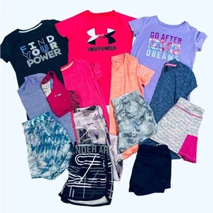 14 piece Girls youth large Activewear Lot 10/12 - Picture 1 of 8