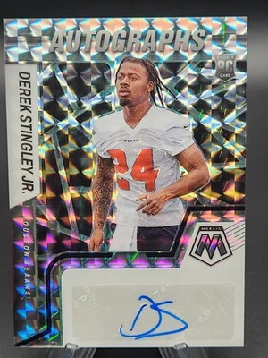 Derek Stingley Jr. 2022 Panini Mosaic Rookie Autographs - Image 1 of 2
