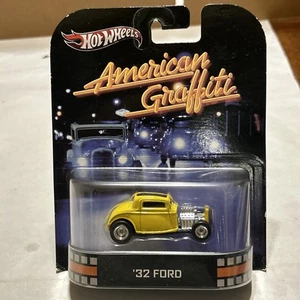 2012 Hot Wheels Retro Entertainment American Graffiti 32 Ford 1:64 Real Riders - Picture 1 of 6
