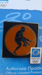 JUMPER (JUMPING) IN KYLIX ANCIENT VASE FROM GREECE ATHENS 2004 OLYMPIC PIN - Picture 1 of 2