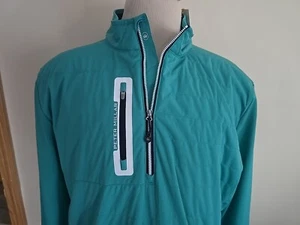 PETER MILLAR CROWN SPORT MEN’S New Half ZIP SWEATSHIRT Jacket Size XXL - Picture 1 of 14