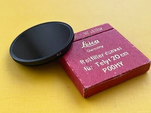 Leica Leitz Wetzlar E48 Rotfilter dunkel. Dark red. POOHY. Für Telyt 20cm. - Picture 1 of 3