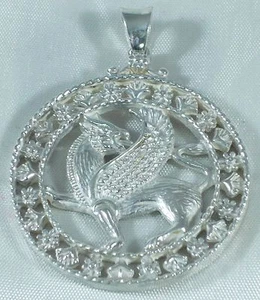 CIONDOLO GRIFONE IN ARGENTO 925 STERLING SILVER GRIFFIN PENDANT - Picture 1 of 1