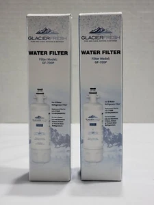 2 GLACIER FRESH WATER & ICE REFRIGERATOR FILTERS MODEL GF-700P LG KENMORE SEALED - Picture 1 of 5