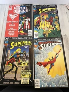 DC Comic Book 1993 Superman Funeral For A Friend #3 # 6 #8 #70 lote de 4 - Imagen 1 de 6