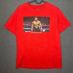 DGK Tshirt Men's Medium Red Graphic Print Undisputed Mike Tyson Boxing Sport - Picture 1 of 7