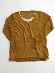 Pullover maglione maglia fine maglione Kezza a strati nuovo con etichetta - Foto 1 di 4