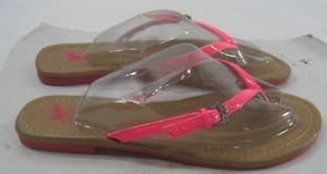 NEW Summer PINK FLIP FLOP Cool Sandals women Size 7 - Picture 1 of 4