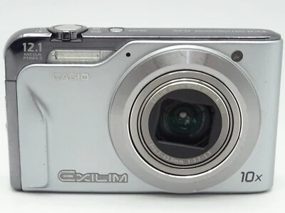 Casio Exilim EX-H10 Digitalkamera - Silber - Defekt -Vom Händler- - Bild 1 von 4