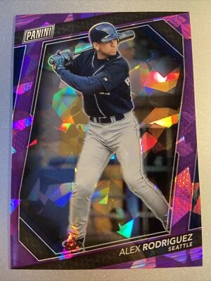 2023 Panini The National Alex Rodriguez Purple Sparkle Prizm #d 03/50 1/1 HIS #! - Image 1 of 2