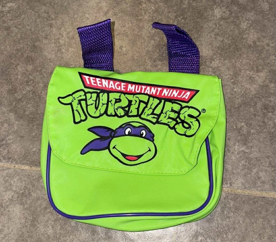 Teenage Mutant Ninja Turtles 1993 Burger King juguete - bolsa para bicicleta Foto 1 de 2