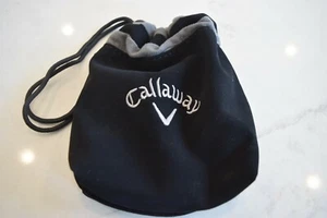 6 pack Callaway Supersoft White Golf Balls in Callaway Black Drawstring Bag *NEW - Picture 1 of 3