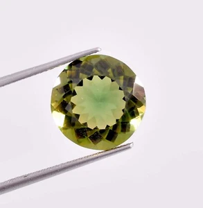 6.80 Ct Natural 12 x 12 MM Bi-Color Tourmaline Master Cut Gemstone Certified - Picture 1 of 6
