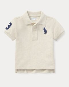 NWT Polo Ralph Lauren Baby Boy Cotton Mesh Polo Shirt 6M,9M,12M,18M,24M,2T,4T