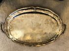 Vintage Large Heavy Mexican Sterling Silver Tray Platter
