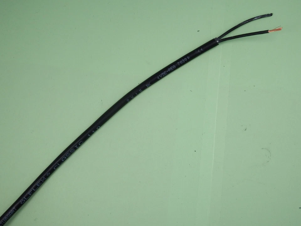 Meterware - Lapp Kabel Ölflex CLASSIC 110 BK 2x2,5mm² Schwarz - 1119914