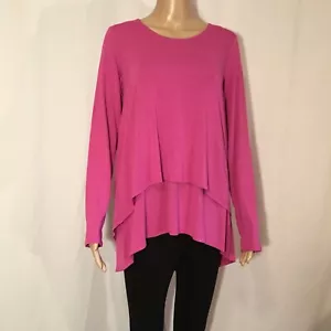 Soft Surroundings Pink Knit Tunic Top Women's Size S - Picture 1 of 7