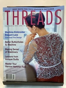 Taunton's Threads Magazine January 2002 #98 See Pics for Articles - Imagen 1 de 3