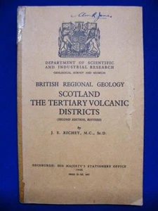 Scotland The Tertiary Volcanic Districts - British Regional Geology - Foto 1 di 2