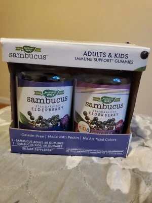 Gomitas Nature's Way Sambucus Saúco para Apoyo Inmunológico Adultos y Niños Foto 1 de 2