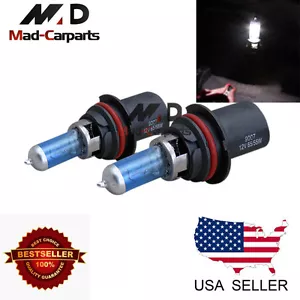 9007 100w Halogen Xenon Headlight Replacement 2x Light Bulb Lamp 6000K White - Picture 1 of 3